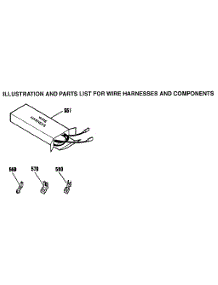 Wire Harness And Component parts for Kenmore Wall Oven 911.4832591 (9114832591, 911 4832591) from AppliancePartsPros.com