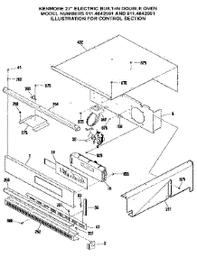 Control Section parts for Kenmore Wall Oven 911.4842591 (9114842591, 911 4842591) from AppliancePartsPros.com