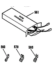 Wire Harness And Components parts for Kenmore Wall Oven 911.4842593 (9114842593, 911 4842593) from AppliancePartsPros.com