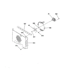 Fan Motor parts for Kenmore Wall Oven 911.49003990 (91149003990, 911 49003990) from AppliancePartsPros.com