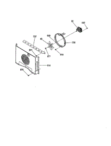 Fan Motor parts for Kenmore Wall Oven 911.49019991 (91149019991, 911 49019991) from AppliancePartsPros.com