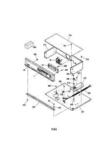 Control (911.49032100 / 34100 / 39100) parts for Kenmore Wall Oven 911.49034100 (91149034100, 911 49034100) from AppliancePartsPros.com