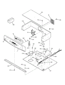 Control Panel parts for Kenmore Wall Oven 911.49042200 (91149042200, 911 49042200) from AppliancePartsPros.com