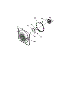 Convection Fan parts for Kenmore Wall Oven 911.49052200 (91149052200, 911 49052200) from AppliancePartsPros.com
