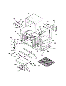Lower Body parts for Kenmore Wall Oven 911.49054200 (91149054200, 911 49054200) from AppliancePartsPros.com