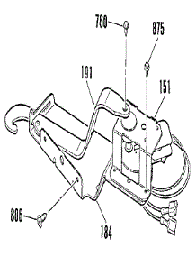 Door Lock Section parts for Kenmore Wall Oven 911.4942590 (9114942590, 911 4942590) from AppliancePartsPros.com