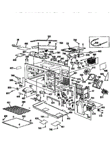 Microwave Body parts for Kenmore Wall Oven 911.49475790 (91149475790, 911 49475790) from AppliancePartsPros.com