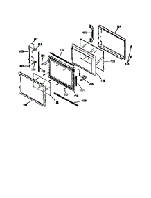 Microwave Door parts for Kenmore Wall Oven 911.49479790 (91149479790, 911 49479790) from AppliancePartsPros.com