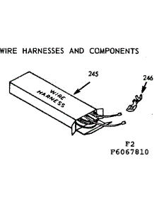 Wire Harnesses And Components parts for Kenmore Range 911.6067810 (9116067810, 911 6067810) from AppliancePartsPros.com