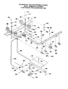 Burner Section parts for Kenmore Range 911.6158183 (9116158183, 911 6158183) from AppliancePartsPros.com