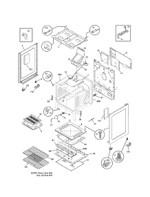 Body parts for Kenmore Range 790.78913501 (79078913501, 790 78913501) from AppliancePartsPros.com