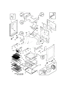 Body parts for Kenmore Range 790.79363405 (79079363405, 790 79363405) from AppliancePartsPros.com