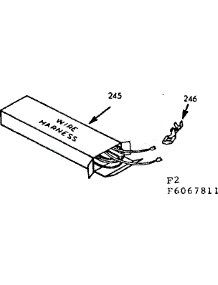 Wire Harnesses And Components parts for Kenmore Range 911.6187811 (9116187811, 911 6187811) from AppliancePartsPros.com