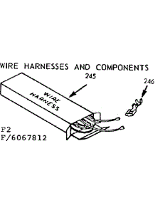 Wire Harnesses And Components parts for Kenmore Range 911.6187812 (9116187812, 911 6187812) from AppliancePartsPros.com