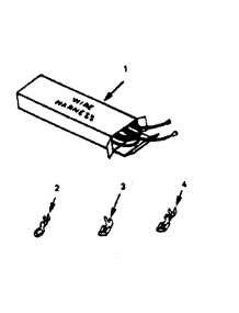 Wire Harness And Components parts for Kenmore Range 911.6208810 (9116208810, 911 6208810) from AppliancePartsPros.com