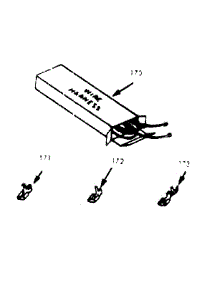 Wire Harnesses And Components parts for Kenmore Range 911.6217410 (9116217410, 911 6217410) from AppliancePartsPros.com