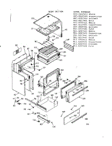 Body Section parts for Kenmore Range 911.6217421 (9116217421, 911 6217421) from AppliancePartsPros.com