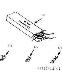 Wire Harnesses & Components parts for Kenmore Range 911.6217442 (9116217442, 911 6217442) from AppliancePartsPros.com
