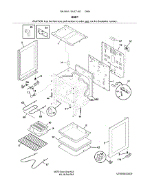 Body parts for Kenmore Range 790.90012313 (79090012313, 790 90012313) from AppliancePartsPros.com