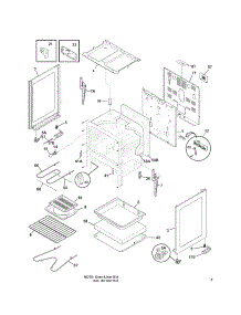Body parts for Kenmore Range 790.90014310 (79090014310, 790 90014310) from AppliancePartsPros.com
