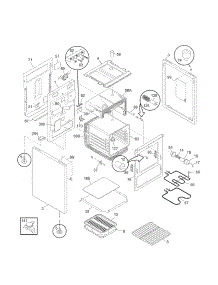 Body parts for Kenmore Range 790.90102204 (79090102204, 790 90102204) from AppliancePartsPros.com