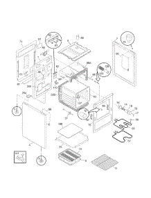 Body parts for Kenmore Range 790.90102206 (79090102206, 790 90102206) from AppliancePartsPros.com