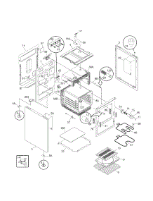 Body parts for Kenmore Range 790.90153401 (79090153401, 790 90153401) from AppliancePartsPros.com