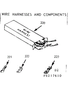 Wire Harnesses And Components parts for Kenmore Range 911.6217660 (9116217660, 911 6217660) from AppliancePartsPros.com