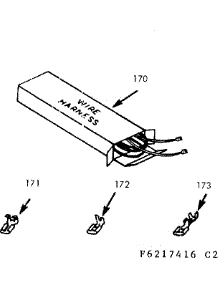 Wire Harnesses And Components parts for Kenmore Range 911.6227466 (9116227466, 911 6227466) from AppliancePartsPros.com