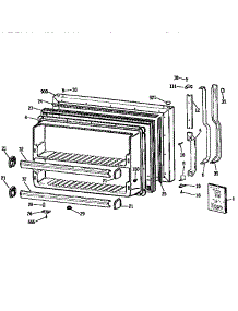 Freezer parts for Kenmore Refrigerator 363.9751680 (3639751680, 363 9751680) from AppliancePartsPros.com