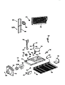 Unit parts for Kenmore Refrigerator 363.9751681 (3639751681, 363 9751681) from AppliancePartsPros.com