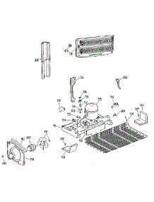 Unit parts for Kenmore Refrigerator 363.9754581 (3639754581, 363 9754581) from AppliancePartsPros.com