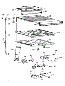 Compartment Separator parts for Kenmore Refrigerator 363.9754581 (3639754581, 363 9754581) from AppliancePartsPros.com