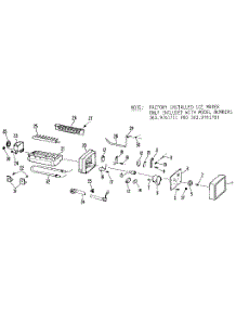 Icemaker parts for Kenmore Refrigerator 363.9761781 (3639761781, 363 9761781) from AppliancePartsPros.com