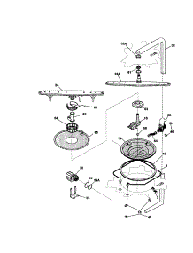 Motor / Heater / Spray Arm parts for Kenmore Dishwasher 587.14132100 (58714132100, 587 14132100) from AppliancePartsPros.com