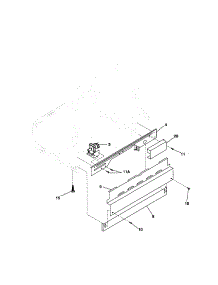 Frame / Wrapper parts for Kenmore Dishwasher 587.14132101 (58714132101, 587 14132101) from AppliancePartsPros.com