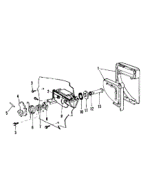 Detergent Cup Details parts for Kenmore Dishwasher 587.1416080 (5871416080, 587 1416080) from AppliancePartsPros.com