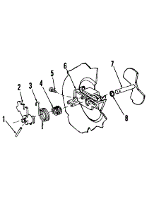Detergent Cup Details parts for Kenmore Dishwasher 587.1416082 (5871416082, 587 1416082) from AppliancePartsPros.com