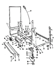 Frame Details parts for Kenmore Dishwasher 587.1416580 (5871416580, 587 1416580) from AppliancePartsPros.com