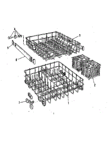 Rack Details parts for Kenmore Dishwasher 587.1416583 (5871416583, 587 1416583) from AppliancePartsPros.com
