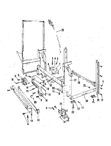 Frame Details parts for Kenmore Dishwasher 587.1416583 (5871416583, 587 1416583) from AppliancePartsPros.com