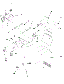 Freezer Compartment parts for Kenmore Refrigerator 596.55663500 (59655663500, 596 55663500) from AppliancePartsPros.com