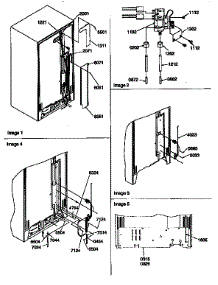 Cabinet Back parts for Kenmore Refrigerator 596.57082790 (59657082790, 596 57082790) from AppliancePartsPros.com