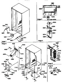 Drain System, Rollers parts for Kenmore Refrigerator 596.57082790 (59657082790, 596 57082790) from AppliancePartsPros.com