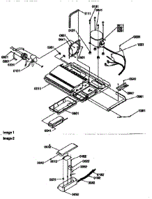 Machine Compartment parts for Kenmore Refrigerator 596.57082790 (59657082790, 596 57082790) from AppliancePartsPros.com