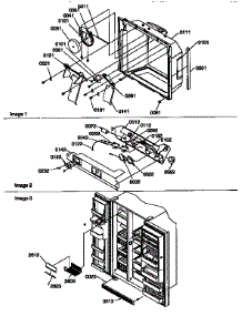 Ice And Water Cavity, Electronic Bracket Assembly parts for Kenmore Refrigerator 596.57082790 (59657082790, 596 57082790) from AppliancePartsPros.com