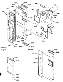 Freezer Door parts for Kenmore Refrigerator 596.57082791 (59657082791, 596 57082791) from AppliancePartsPros.com