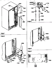 Cabinet Back parts for Kenmore Refrigerator 596.57085790 (59657085790, 596 57085790) from AppliancePartsPros.com