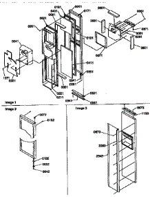 Freezer Door parts for Kenmore Refrigerator 596.57085790 (59657085790, 596 57085790) from AppliancePartsPros.com