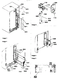 Cabinet Back parts for Kenmore Refrigerator 596.57085791 (59657085791, 596 57085791) from AppliancePartsPros.com